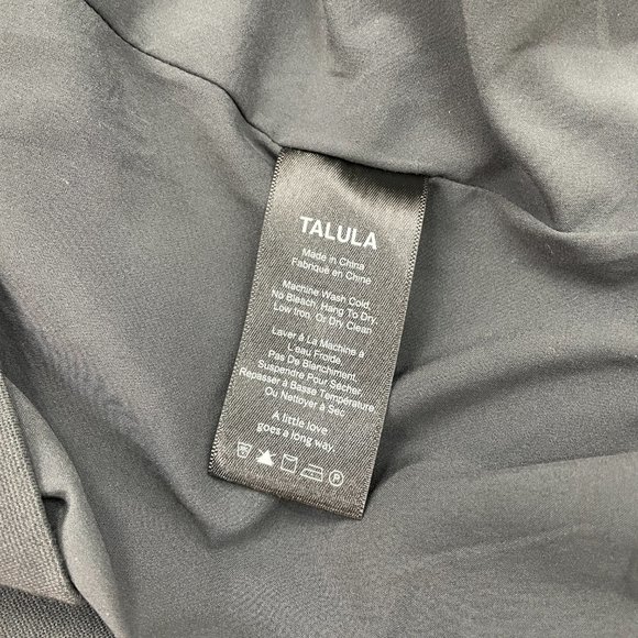 Talula - Bodycon Short Sleeve Ponte Dress with Zipper Detail - Picture 6 of 7